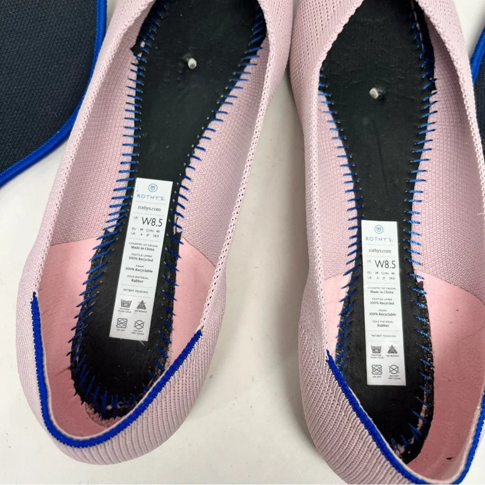 Rothy's The Point Petal Pink Solid Flat Size 8.5 - Picture 8 of 8